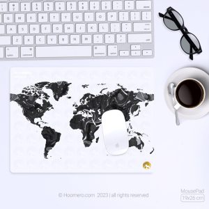 موس پد گیمینگ طرح نقشه جهان هومرو