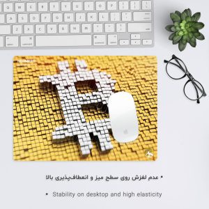 موس پد گیمینگ طرح ارز دیجیتال هومرو