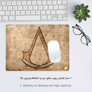 موس پد گیمینگ طرح اساسین کرید هومرو