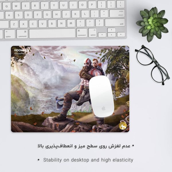 موس پد گیمینگ طرح خدای جنگ هومرو