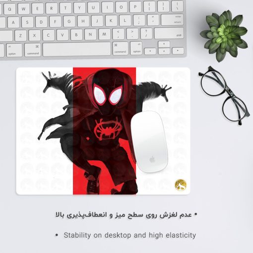 موس پد گیمینگ طرح مرد عنکبوتی هومرو