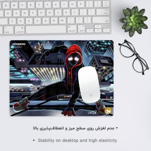 موس پد گیمینگ طرح مرد عنکبوتی هومرو