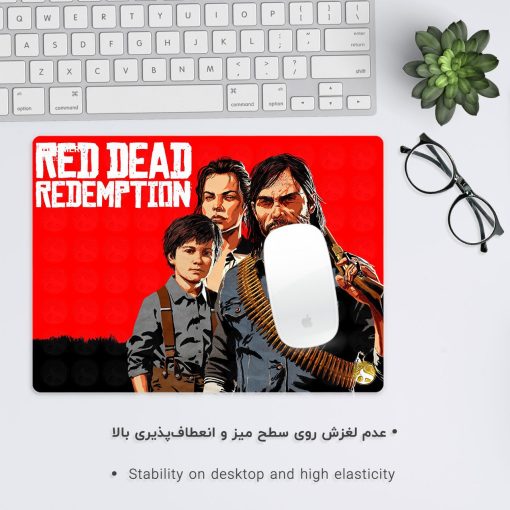 موس پد گیمینگ طرح Red Dead Redemption هومرو