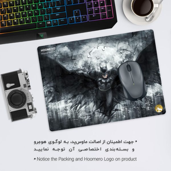 موس پد گیمینگ طرح بتمن هومرو