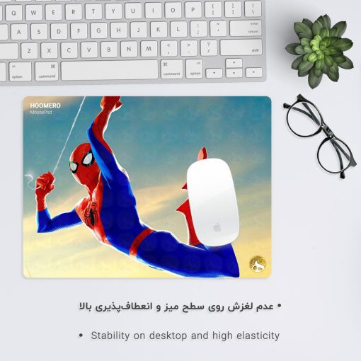 موس پد گیمینگ طرح مرد عنکبوتی هومرو