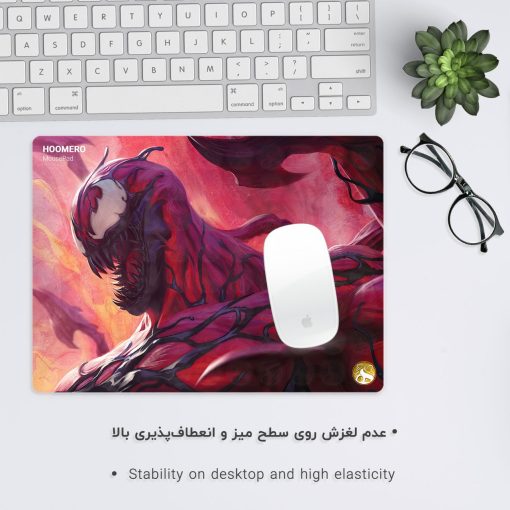 موس پد گیمینگ طرح مرد عنکبوتی هومرو