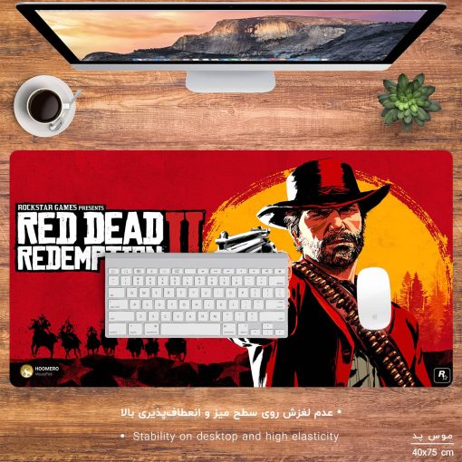 دسک پد گیمینگ هومرو طرح Red Dead Redemption