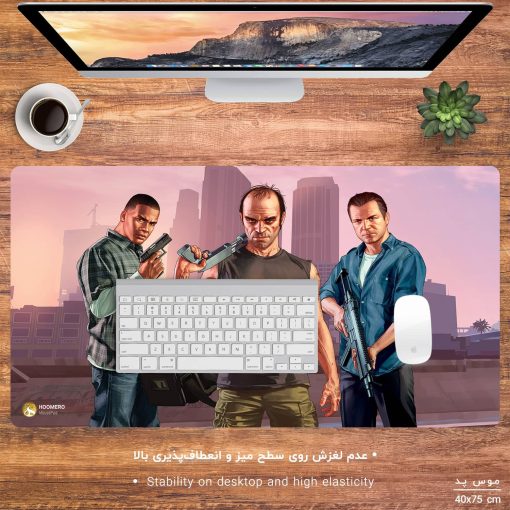 دسک پد گیمینگ هومرو طرح جی تی ای وی GTA V