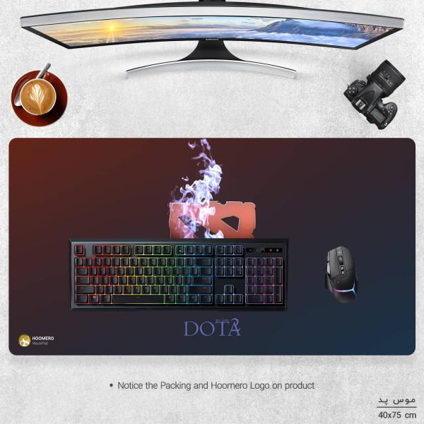 دسک پد گیمینگ هومرو طرح دوتا Dota