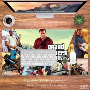 دسک پد گیمینگ هومرو طرح جی تی ای وی GTA V