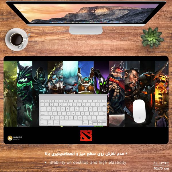 دسک پد گیمینگ هومرو طرح دوتا Dota