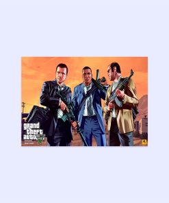 پوستر هومرو مدل فلزی طرح GTA کد PS515