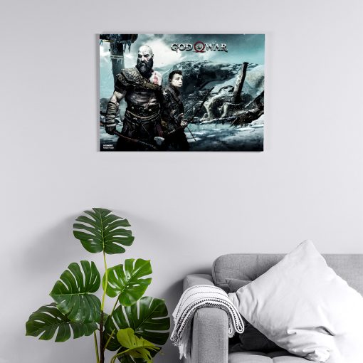 پوستر هومرو مدل فلزی طرح God of War کد PS489