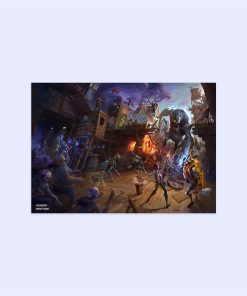 پوستر هومرو مدل فلزی طرح Fortnite کد PS447