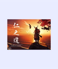پوستر هومرو مدل فلزی طرح Ghost of tsushima کد PS847