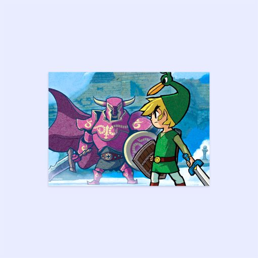 پوستر هومرو مدل فلزی طرح Zelda کد PS798