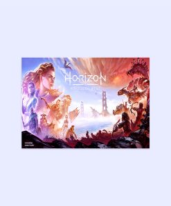 پوستر هومرو مدل فلزی طرح Horizon Zero Down کد PS575