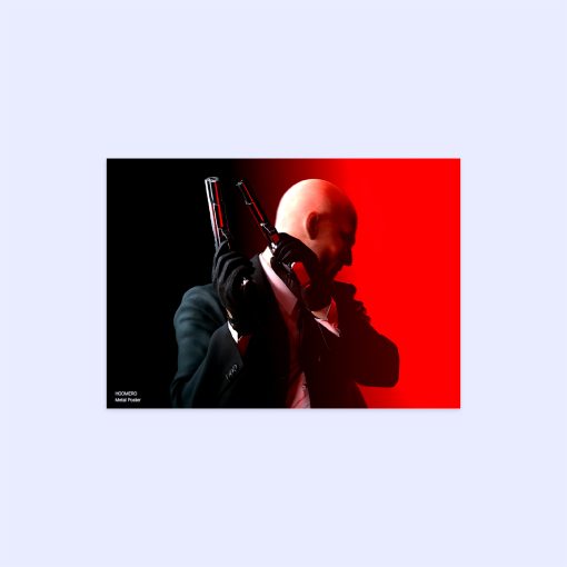 پوستر هومرو مدل فلزی طرح Hitman کد PS569