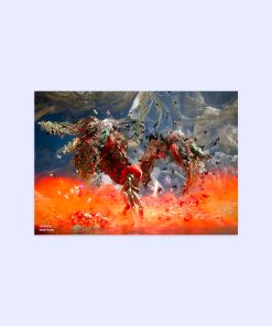 پوستر هومرو مدل فلزی طرح الدن رینگ کد PS391