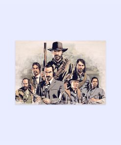 پوستر هومرو مدل فلزی طرح Red Dead Redemption کد PS693