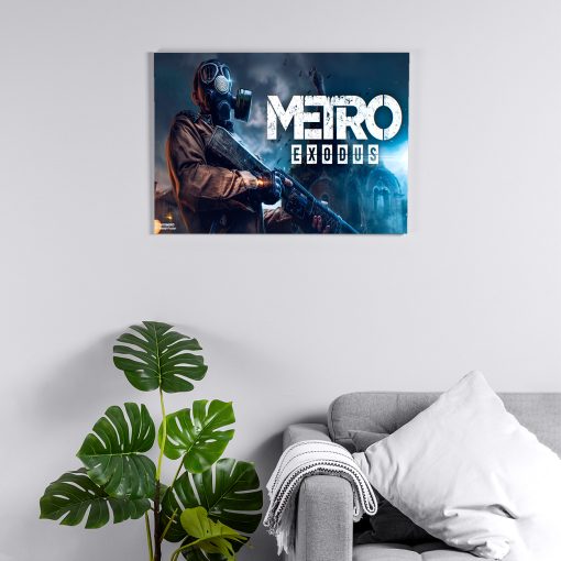 پوستر هومرو مدل فلزی طرح Metro کد PS604