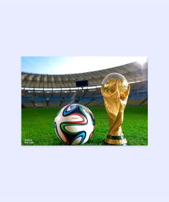 پوستر هومرو مدل فلزی طرح فوتبالی فیفا کد PS435