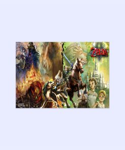 پوستر هومرو مدل فلزی طرح Zelda کد PS800