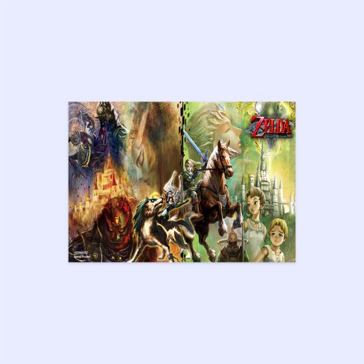پوستر هومرو مدل فلزی طرح Zelda کد PS800