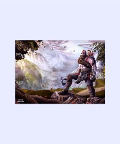 پوستر هومرو مدل فلزی طرح God of War کد PS487