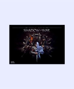 پوستر هومرو مدل فلزی طرح Shadow of War کد PS736
