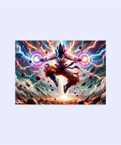 پوستر هومرو مدل فلزی طرح انیمه Dragon Ball کد PS1194