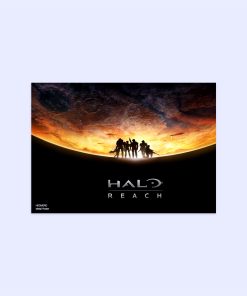 پوستر هومرو مدل فلزی طرح HALO کد PS547