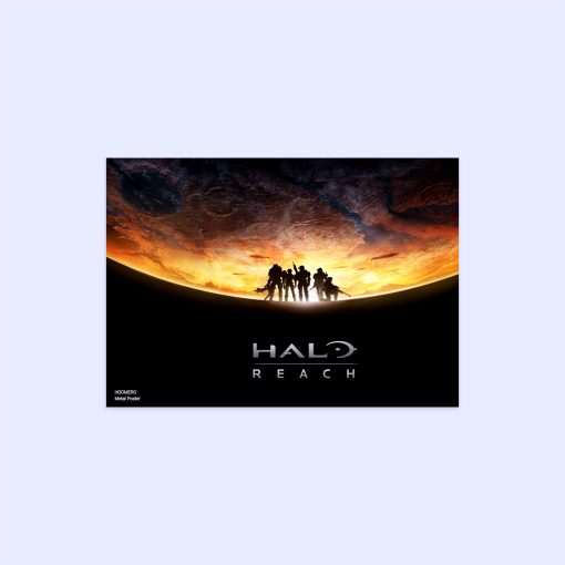 پوستر هومرو مدل فلزی طرح HALO کد PS547