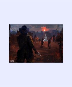 پوستر هومرو مدل فلزی طرح Red Dead Redemption کد PS688