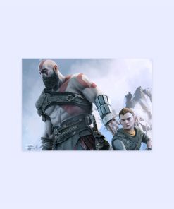 پوستر هومرو مدل فلزی طرح God of War کد PS485