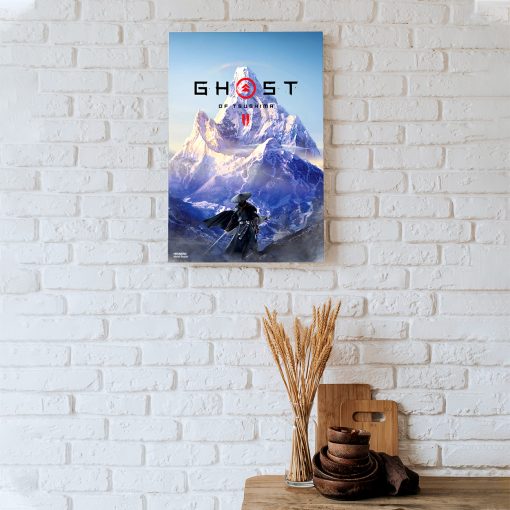 پوستر هومرو مدل فلزی طرح Ghost of tsushima کد PS863