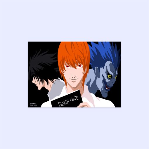 پوستر هومرو مدل فلزی طرح انیمه Death Note کد PS1095