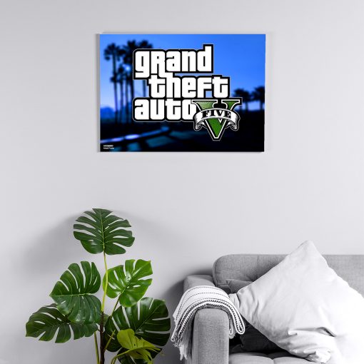 پوستر هومرو مدل فلزی طرح GTA کد PS533