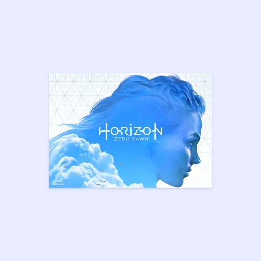 پوستر هومرو مدل فلزی طرح Horizon Zero Down کد PS577