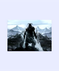 پوستر هومرو مدل فلزی طرح Skyrim کد PS744