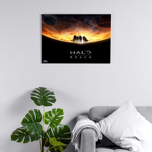 پوستر هومرو مدل فلزی طرح HALO کد PS547