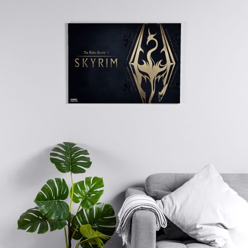 پوستر هومرو مدل فلزی طرح Skyrim کد PS747
