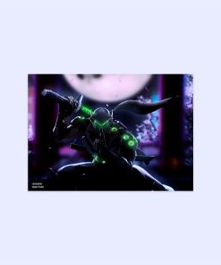 پوستر هومرو مدل فلزی طرح Overwatch  کد PS907