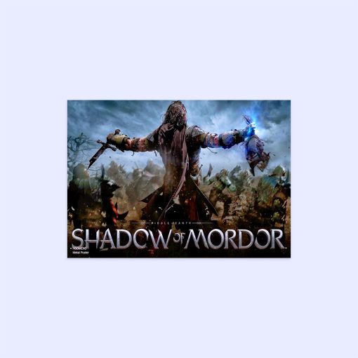 پوستر هومرو مدل فلزی طرح Shadow of War کد PS731