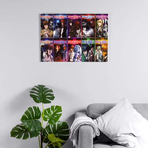 پوستر هومرو مدل فلزی طرح انیمه Death Note کد PS1101