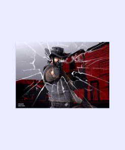 پوستر هومرو مدل فلزی طرح Red Dead Redemption کد PS691