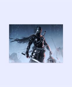 پوستر هومرو مدل فلزی طرح Ghost of tsushima کد PS857