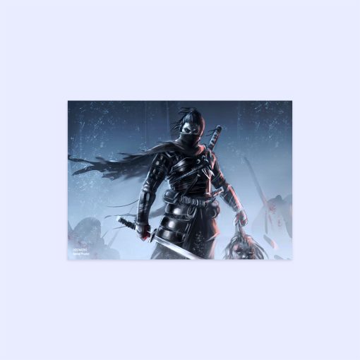 پوستر هومرو مدل فلزی طرح Ghost of tsushima کد PS857