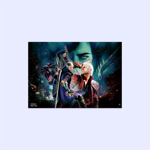 پوستر هومرو مدل فلزی طرح بازی Devil May Cry کد PS319