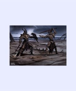 پوستر هومرو مدل فلزی طرح Skyrim کد PS742